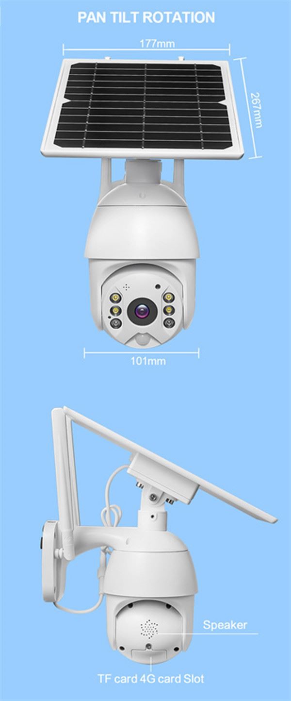 HD solar power camera