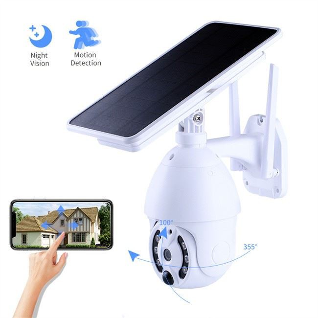 Spherical waterproof PTZ Solar 4g Camera