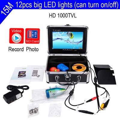 Full HD Disibition pod vodou vyhľadávač rýb s DVR